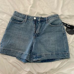 Articles of Society Hi Rise Denim Shorts